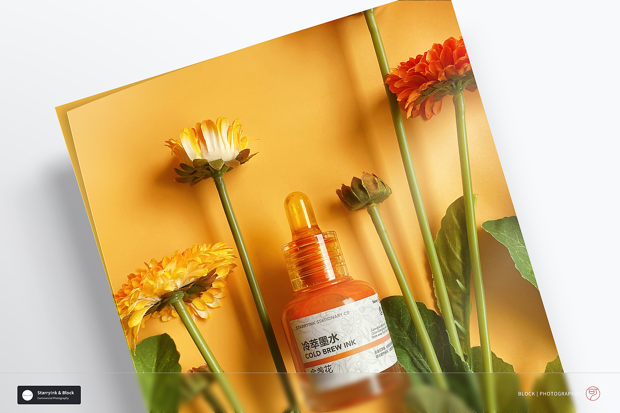 BLO｜手写商拍｜冷萃墨水·金盏花