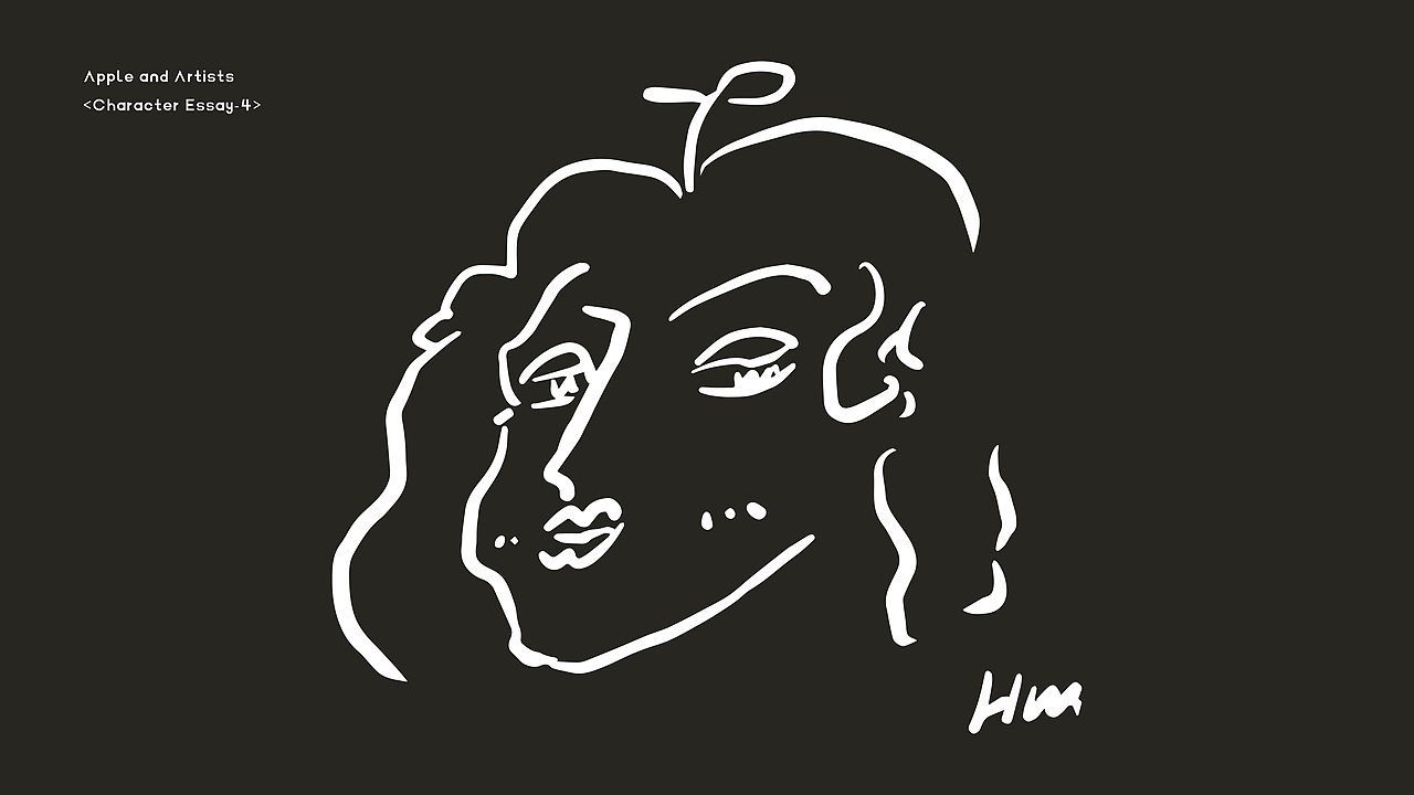 #世界名画100#《苹果艺术家》（图ZMzQzNzc0NTQ4） - 艺术插画 - 站酷设计师三水治原创素材 - 站酷ZCOOL