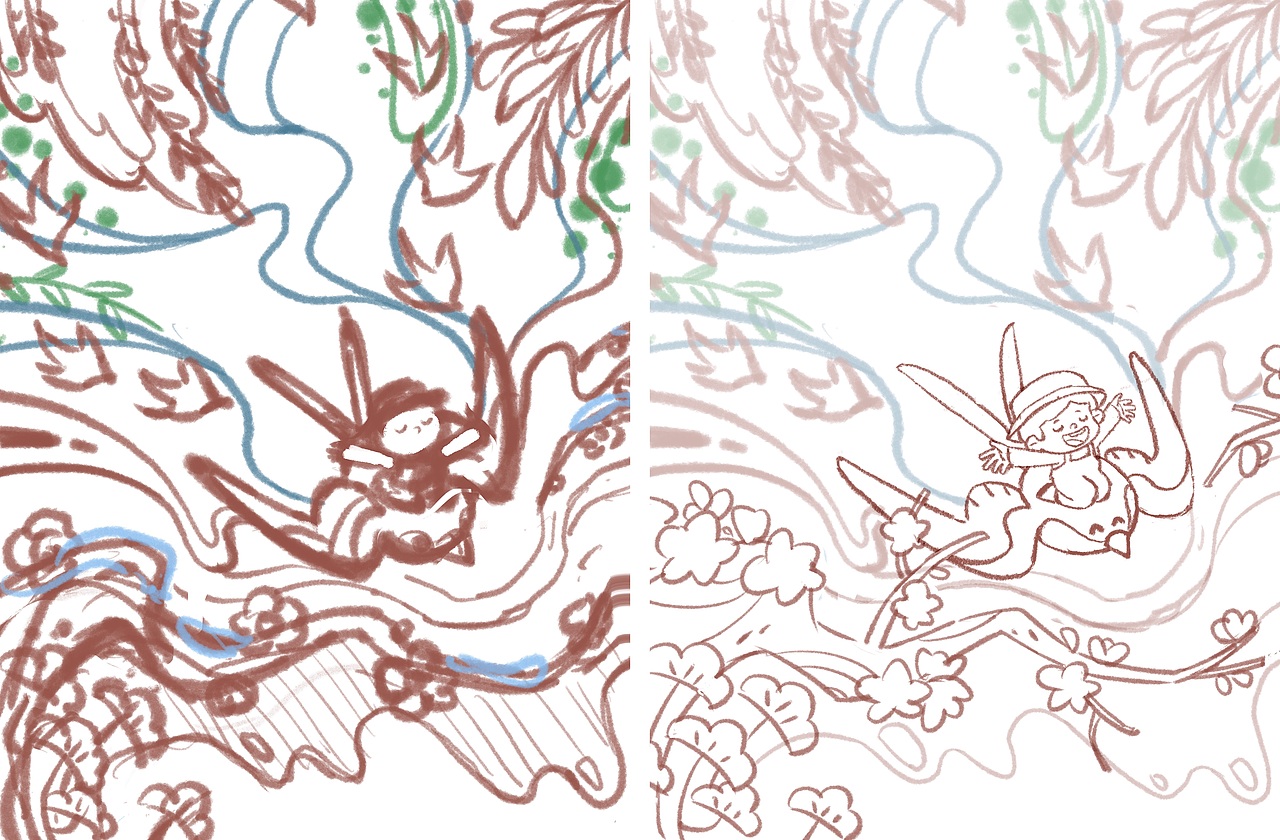 冬雪初融，春草初生 | 儿童插画（图ZMzMxOTAxODMy） - 儿童插画 - 站酷设计师大龙_Dalong原创素材 - 站酷ZCOOL