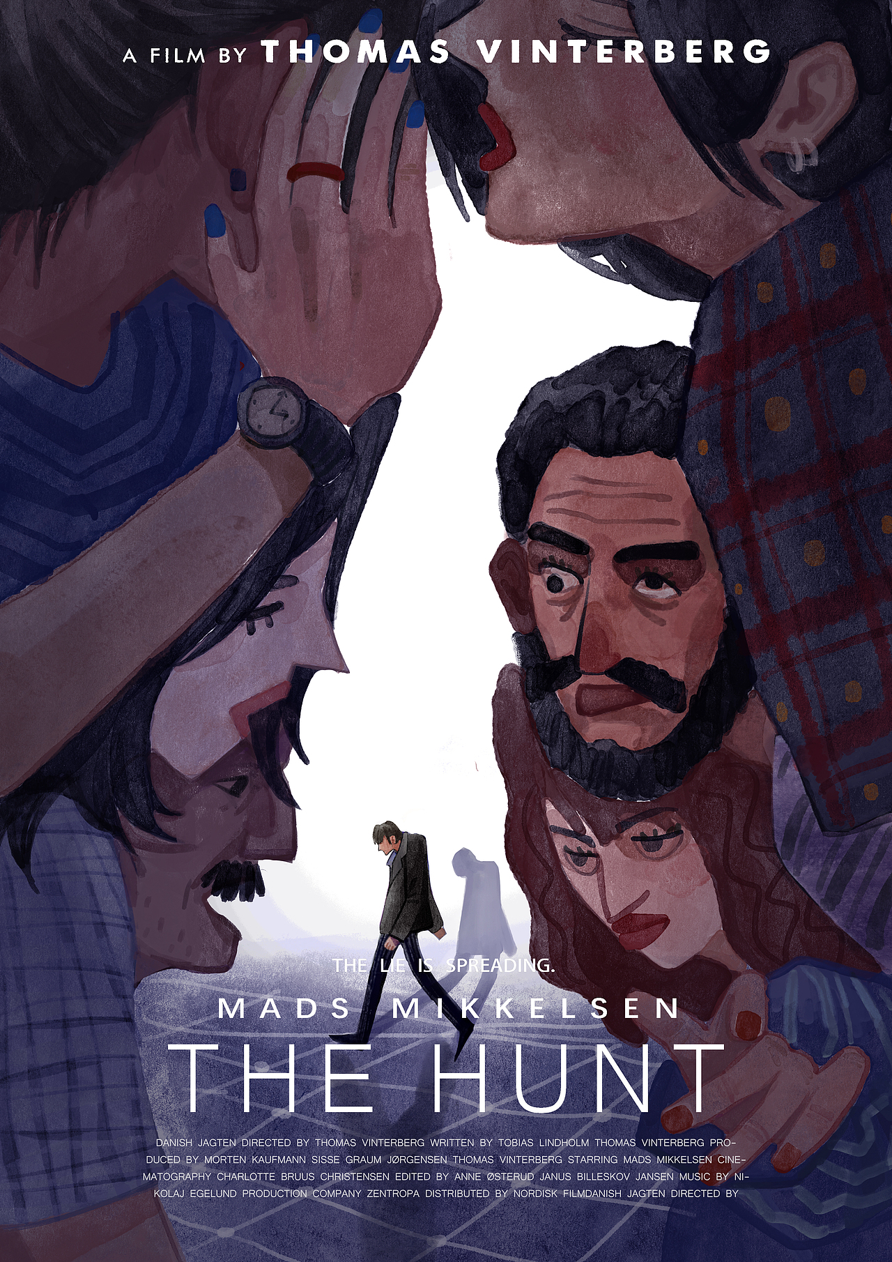 《 the hunt 》狩猎 电影海报设计