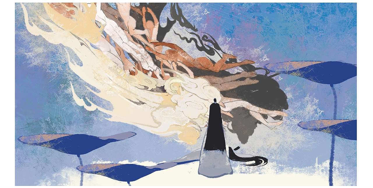 大足石刻·畢業(yè)設計·輪回圖插畫展示（圖ZMzYzMjc5MDI0） - 藝術插畫 - 站酷設計師糖漿糖酒原創(chuàng)素材 - 站酷ZCOOL