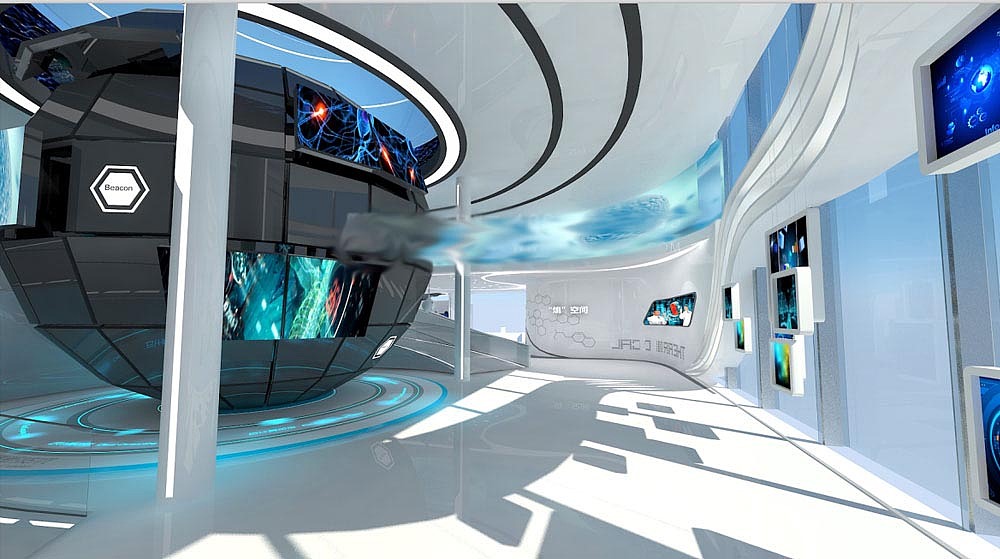 郑州智慧医疗体验厅设计、智慧医疗展厅设计