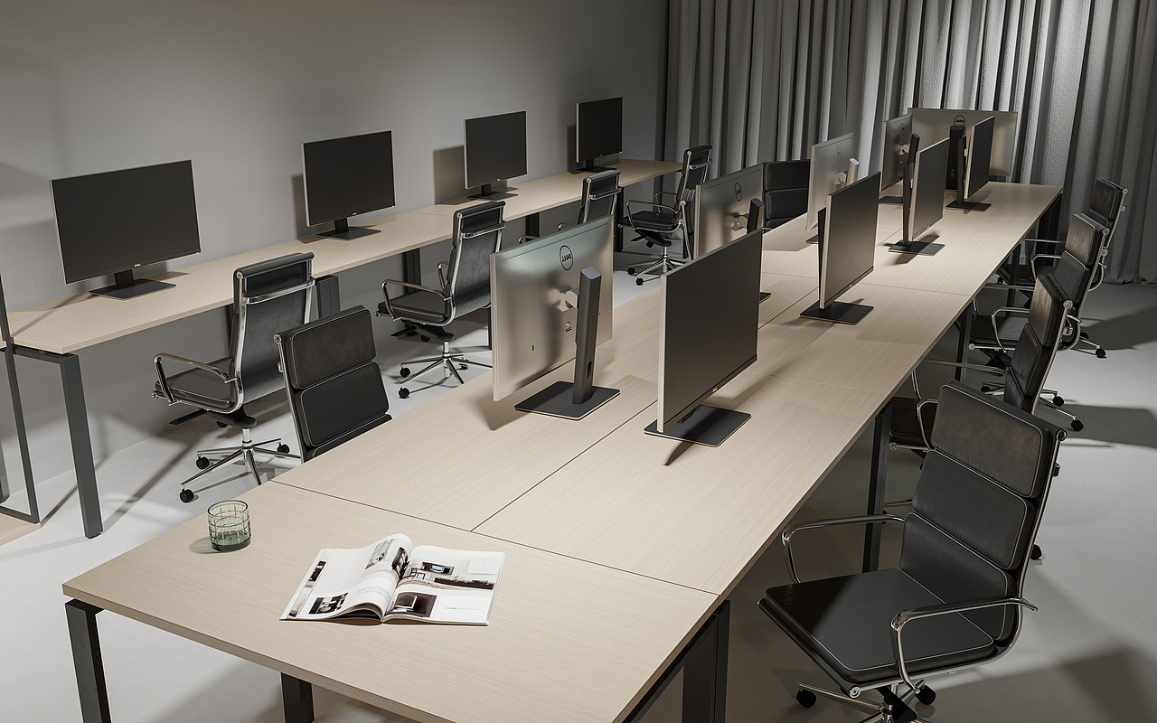 现代极简办公室