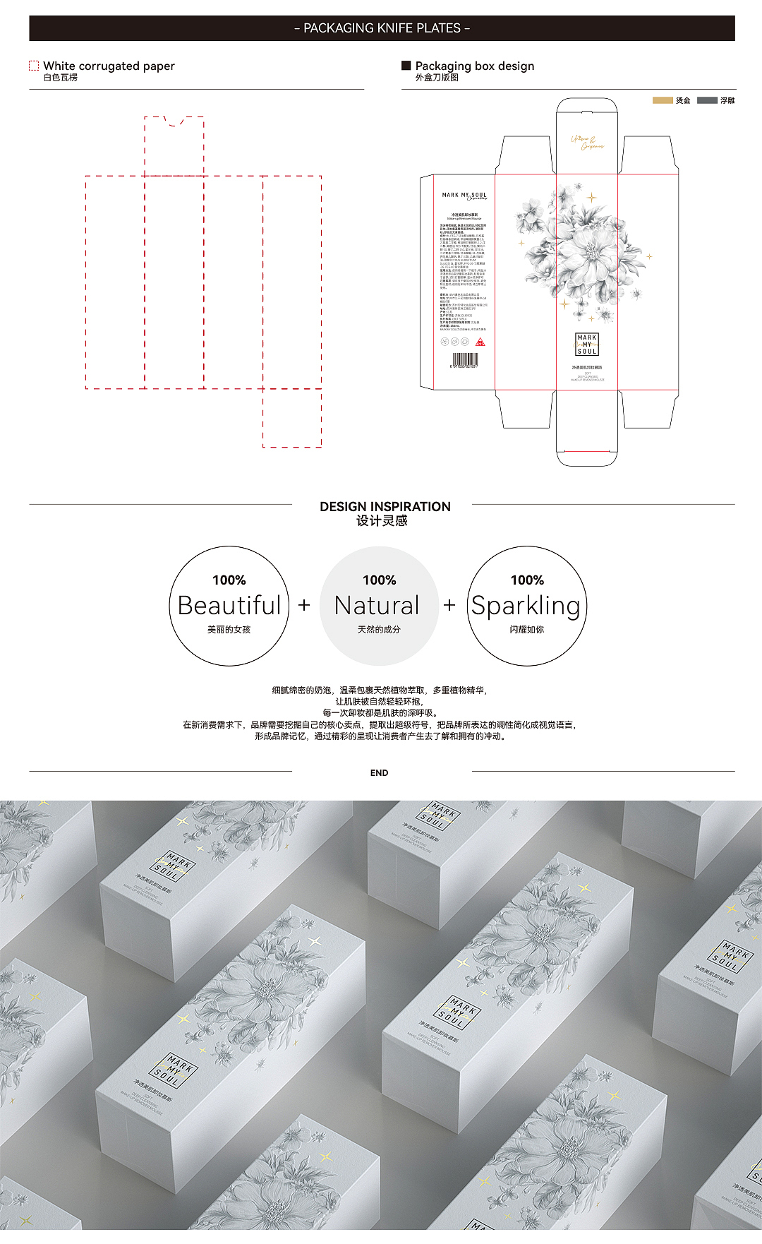 卸妝慕斯 I 卸妝產(chǎn)品包裝設(shè)計（圖ZMzI2OTQ2NTQ0） - 包裝 - 站酷設(shè)計師瑞兮CRS原創(chuàng)素材 - 站酷ZCOOL