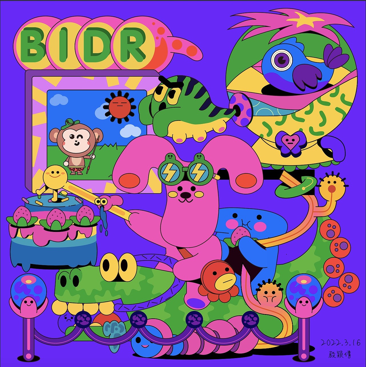 IP海报临摹练习和素材改编（图ZMzA1MDg3ODk2） - 商业插画 - 站酷设计师橙酒Ufi原创素材 - 站酷ZCOOL