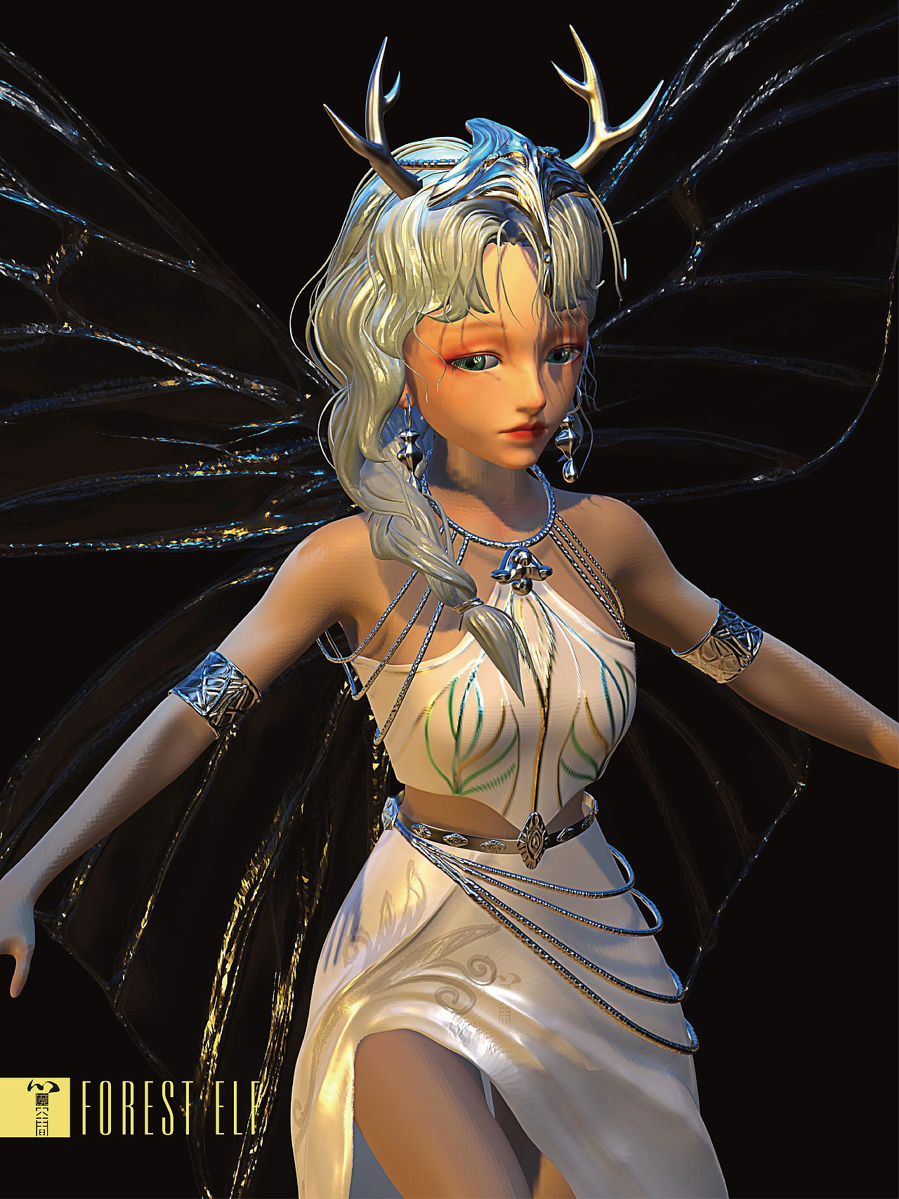 随性的建模练习——小精灵（图ZMzI4NDExNzM2） - 人物/生物 - 站酷设计师心境空间原创素材 - 站酷ZCOOL