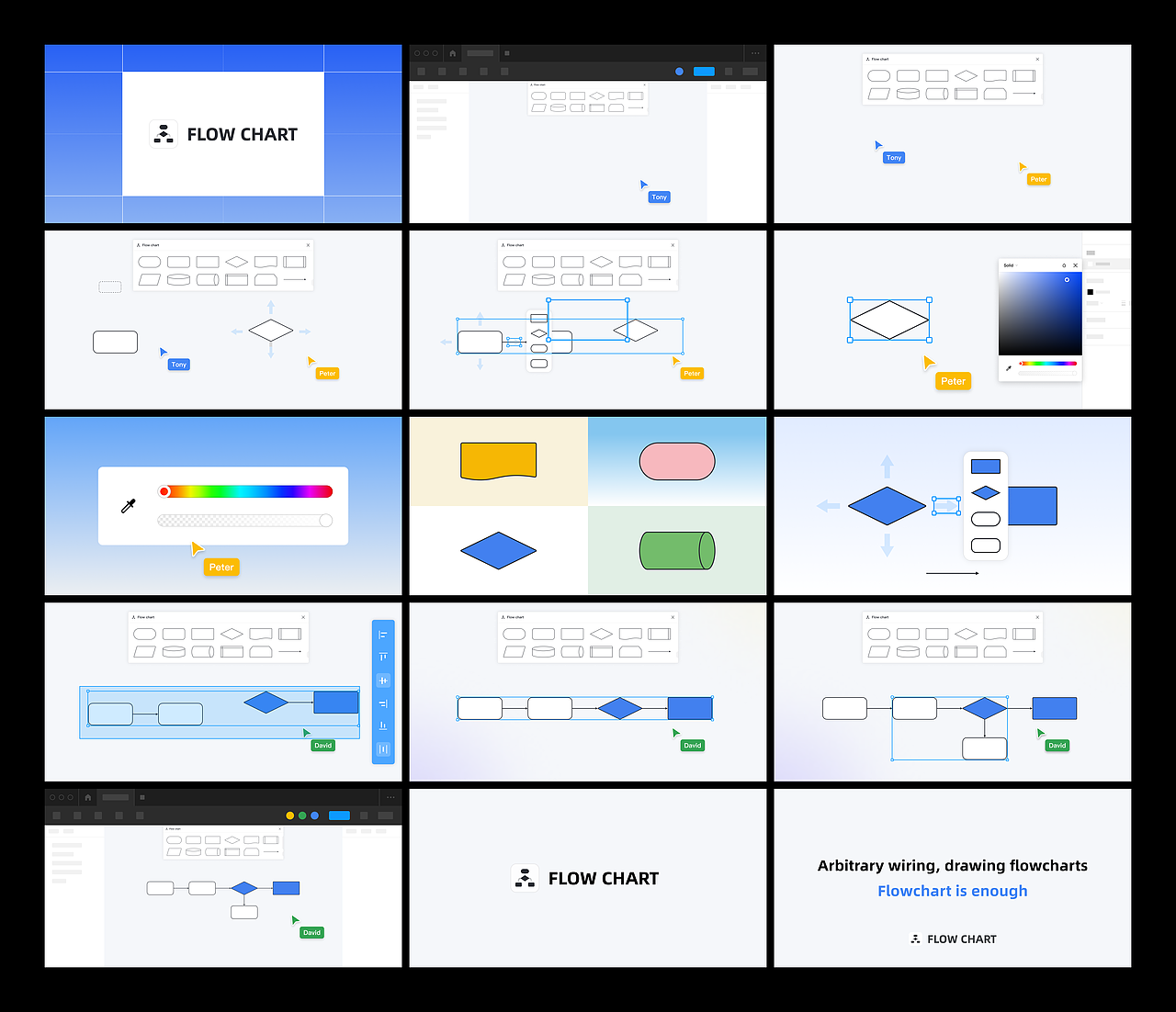 Flow Chart —— Figma插件功能展示动画（图ZMzYyNzE0MjI0） - 动效设计 - 站酷设计师高威五原创素材 - 站酷ZCOOL