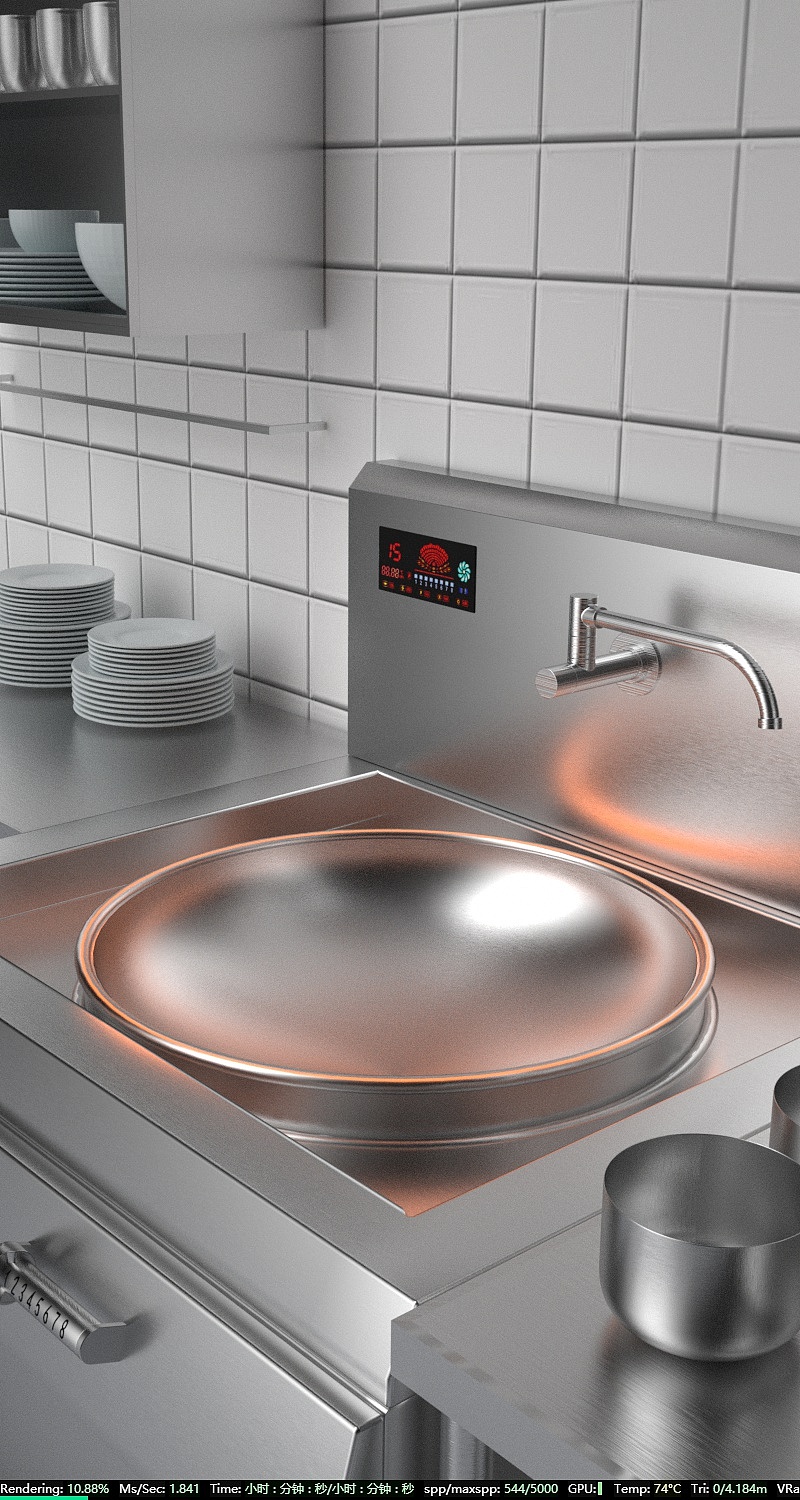 商用厨具设备渲染图