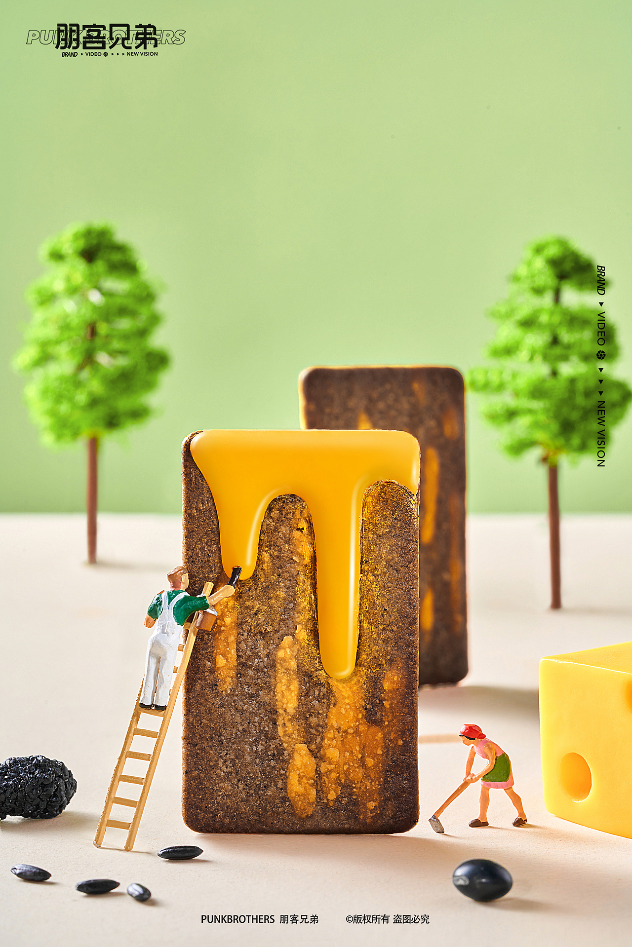 美食摄影▕ 卡慕饼干 X 朋客兄弟