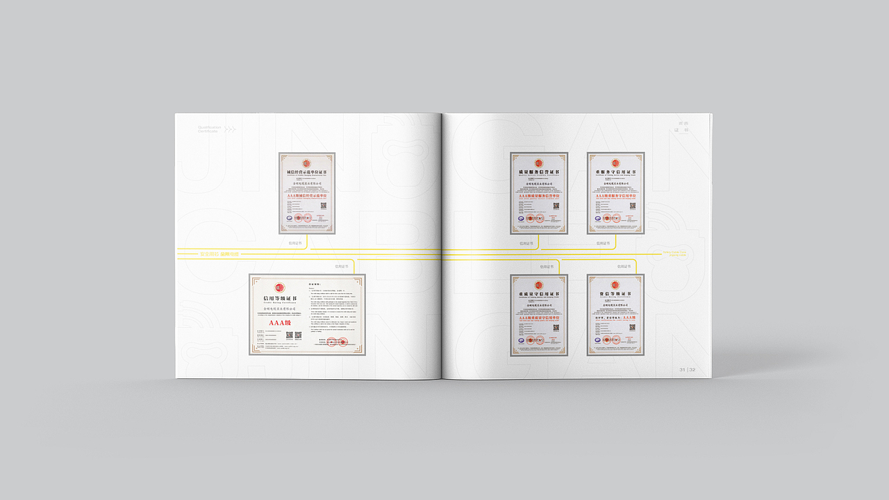 金刚电缆工业企业画册设计