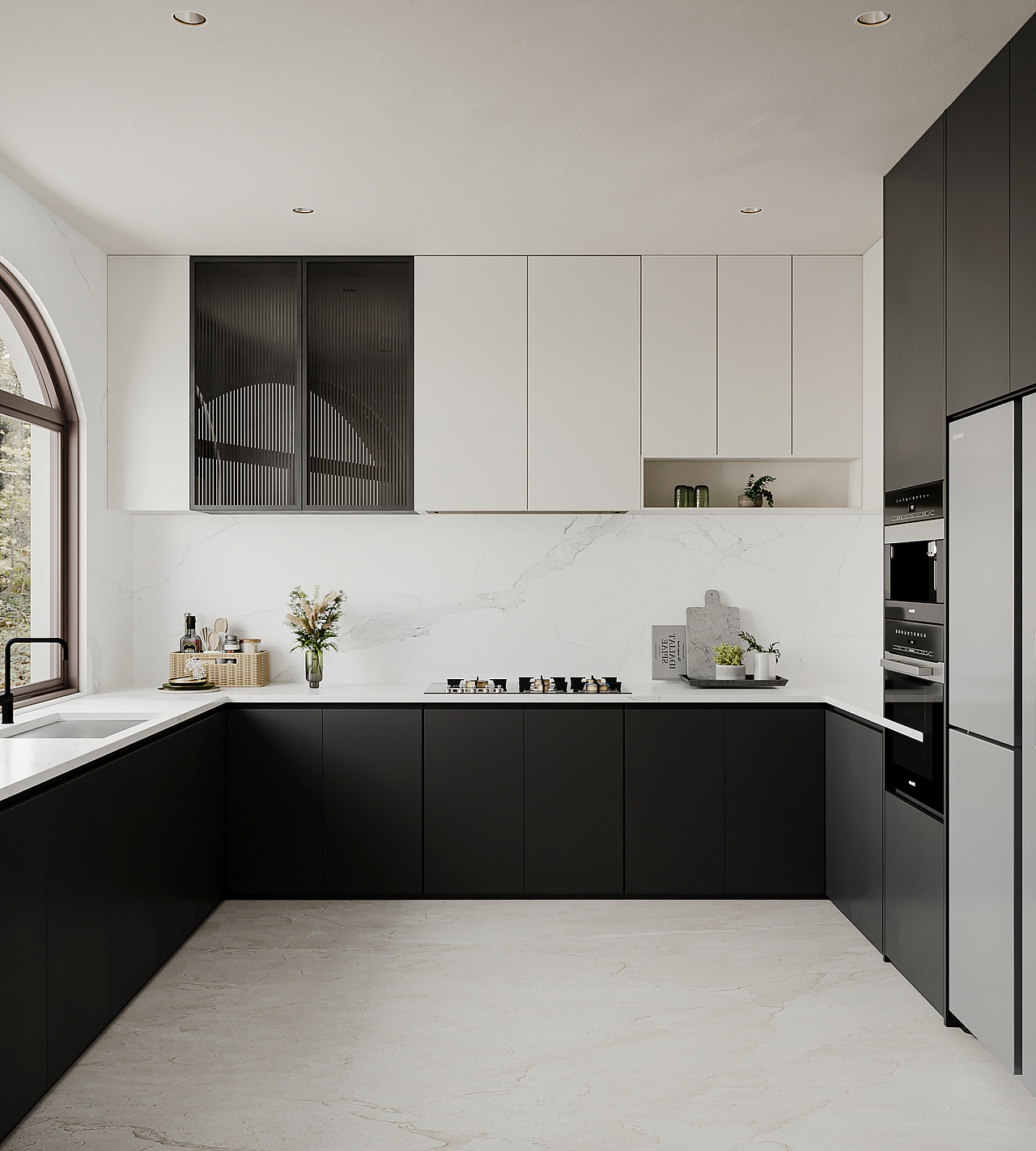 奶油轻奢效果图制作