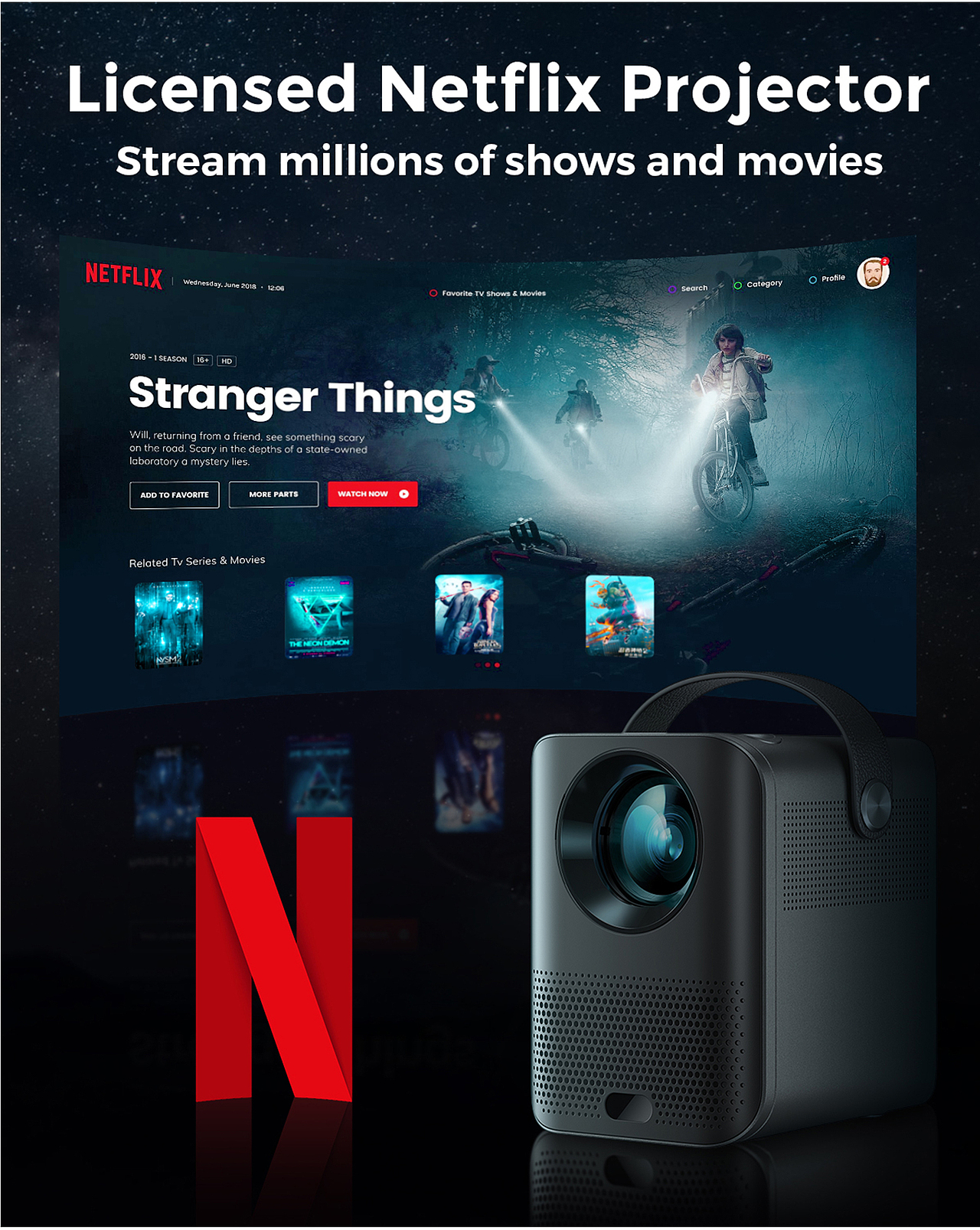 跨境电商亚马逊投影仪（图ZMzUxMTgyMDAw） - 电商 - 站酷设计师后海的地铁站原创素材 - 站酷ZCOOL