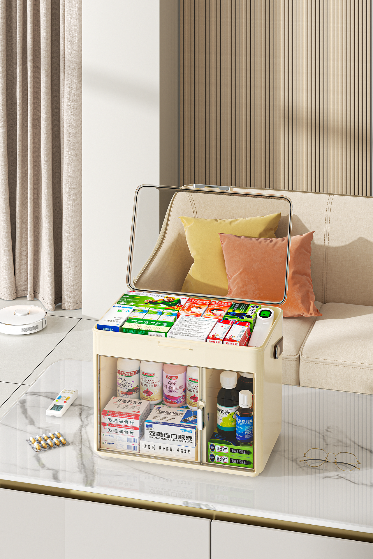 【产品渲染-药箱】（图ZMzQ1MjEwNzk2） - 产品 - 站酷设计师Vehua原创素材 - 站酷ZCOOL