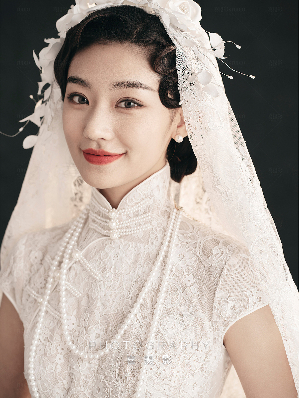 婆婆指定要拍的复古婚纱照,也太太太好看了叭~