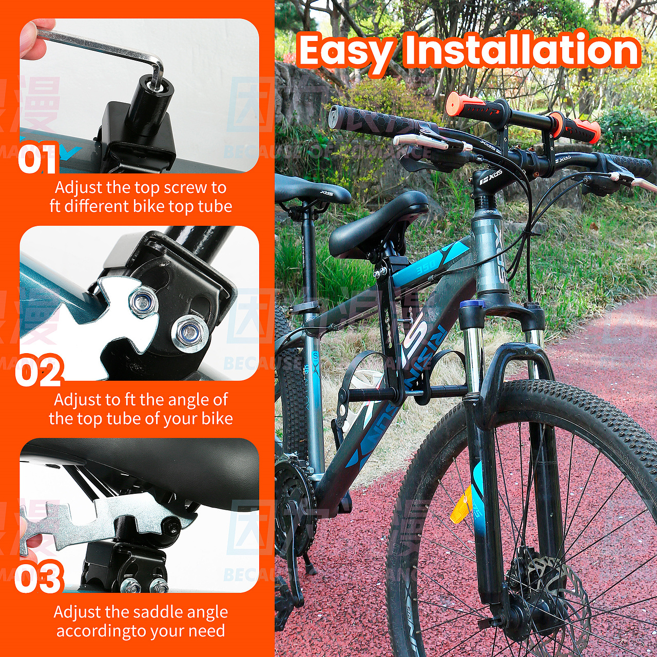 骑行宝宝椅亚马逊主副图A+设计/视频作品分享（图ZMzY3NTgyOTAw） - 产品摄影 - 站酷设计师因为浪漫原创素材 - 站酷ZCOOL