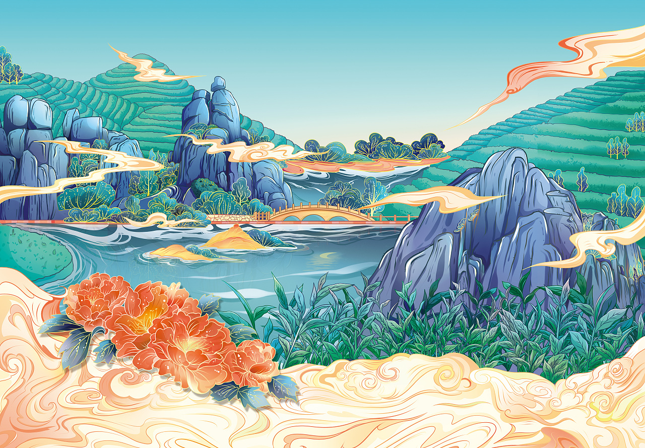 太姥山夫妻峰-《福鼎白茶》