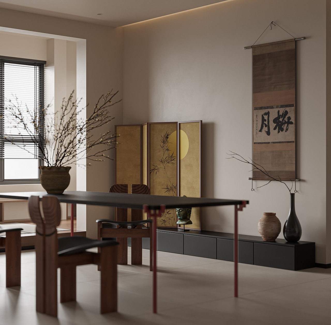 中古风在风格情怀上，它追求复古怀旧，（图ZMzU0ODQ4ODc2） - 家装设计 - 站酷设计师晓曦爱效果图原创素材 - 站酷ZCOOL