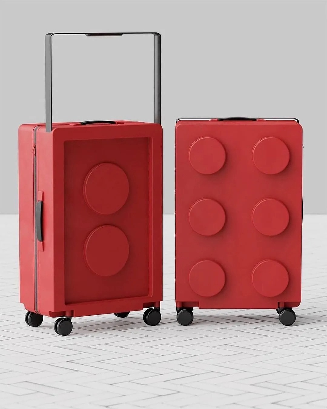 创意设计分享|一款灵感源自于乐高的旅行箱