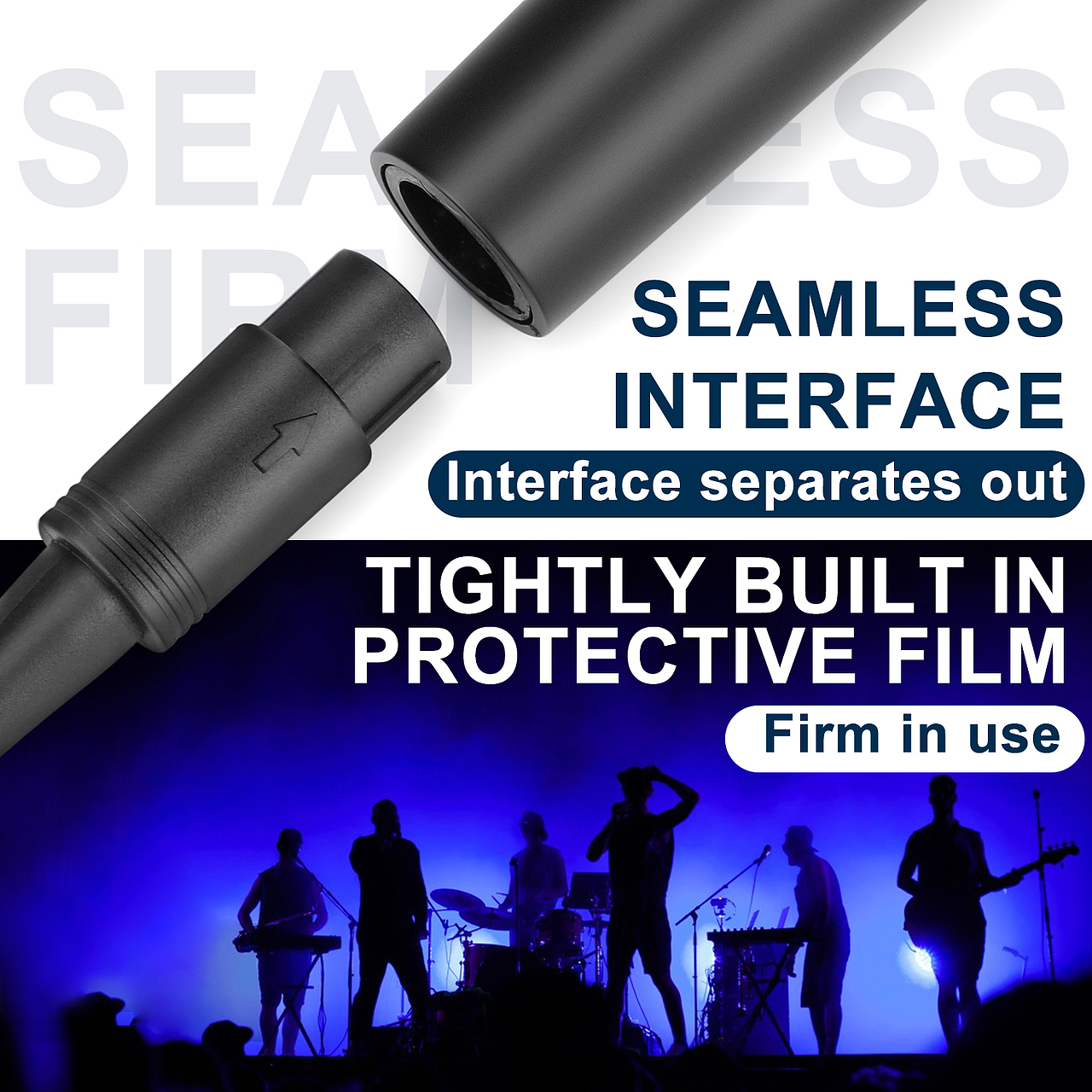 手持有线无线两用麦克风