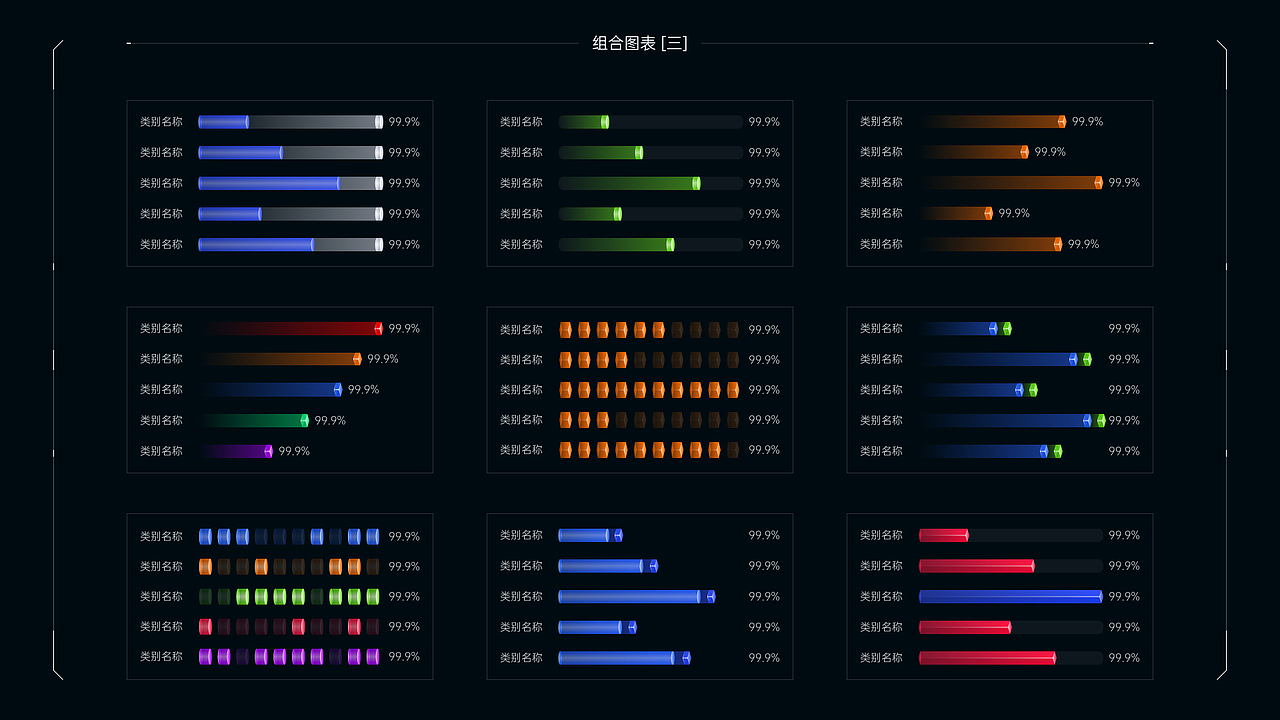通用蓝_可视化模板组件Figma（图ZMzUzNDE4OTU2） - 其他UI - 站酷设计师也呀也原创素材 - 站酷ZCOOL