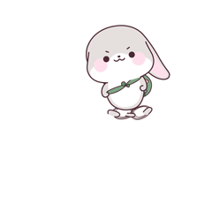 微信表情/宇宙最萌甜兔酱第八弹表情包 谁还没有用我呢