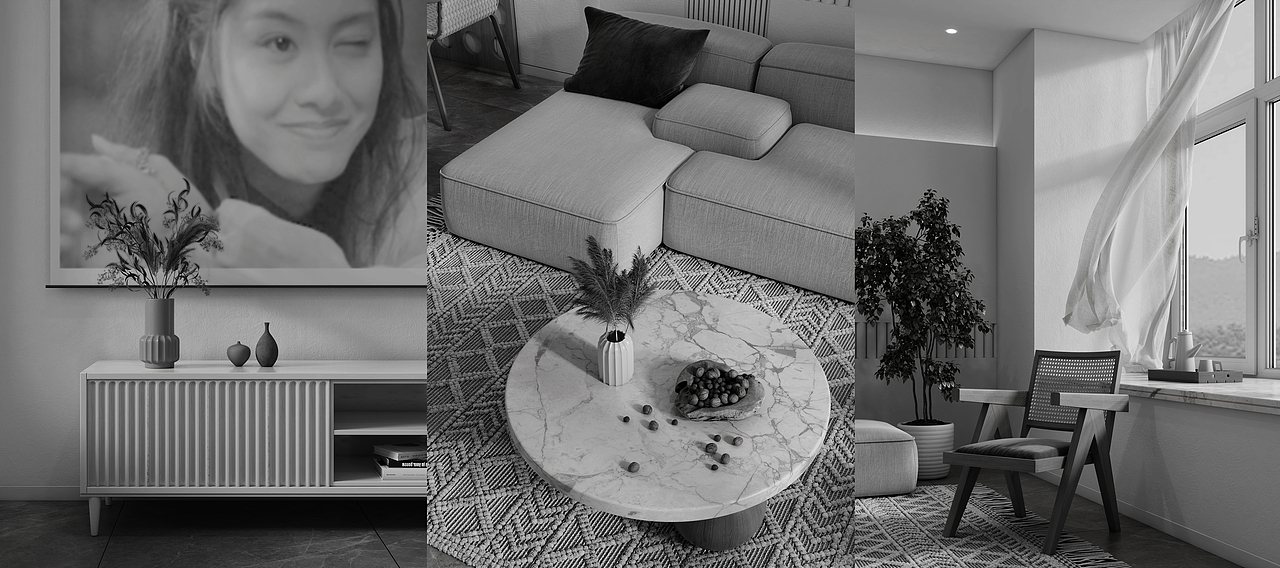 ▼ WIND作品集 ▎奶油系LOFT公寓（图ZMzA3MjcyODYw） - 家装设计 - 站酷设计师一个风子原创素材 - 站酷ZCOOL