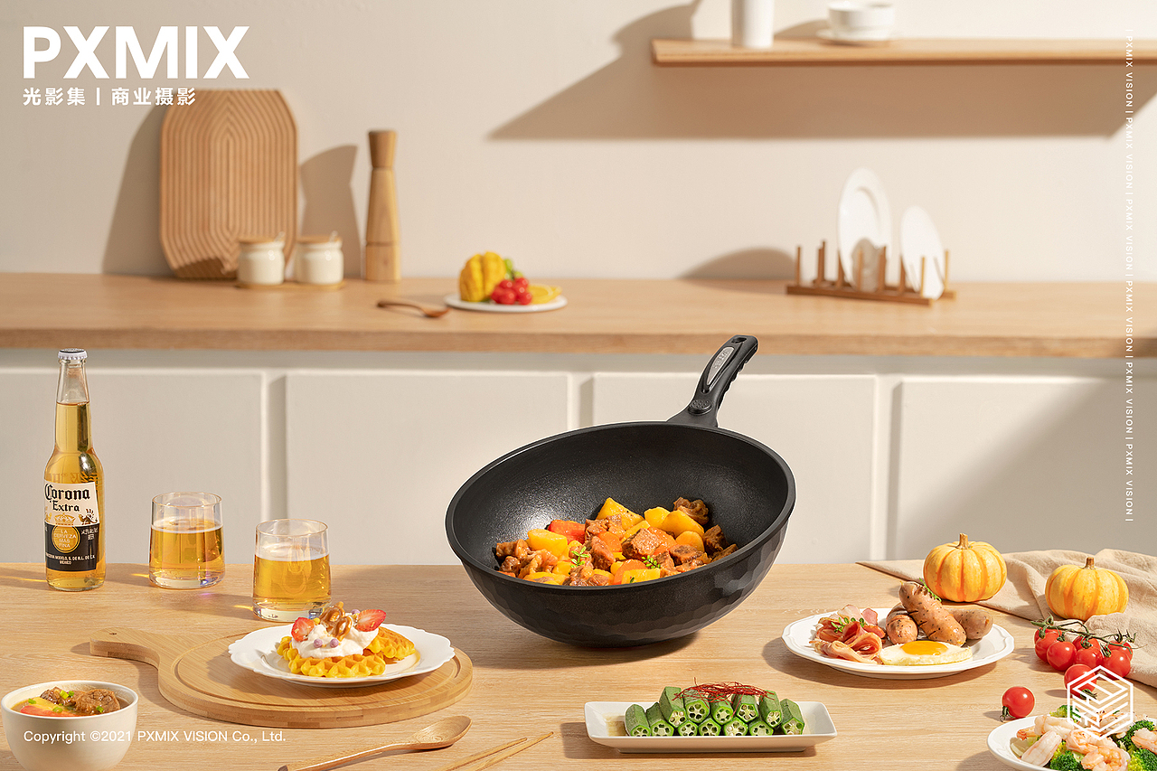 产品摄影丨锅具 x 光影集 PXMIX