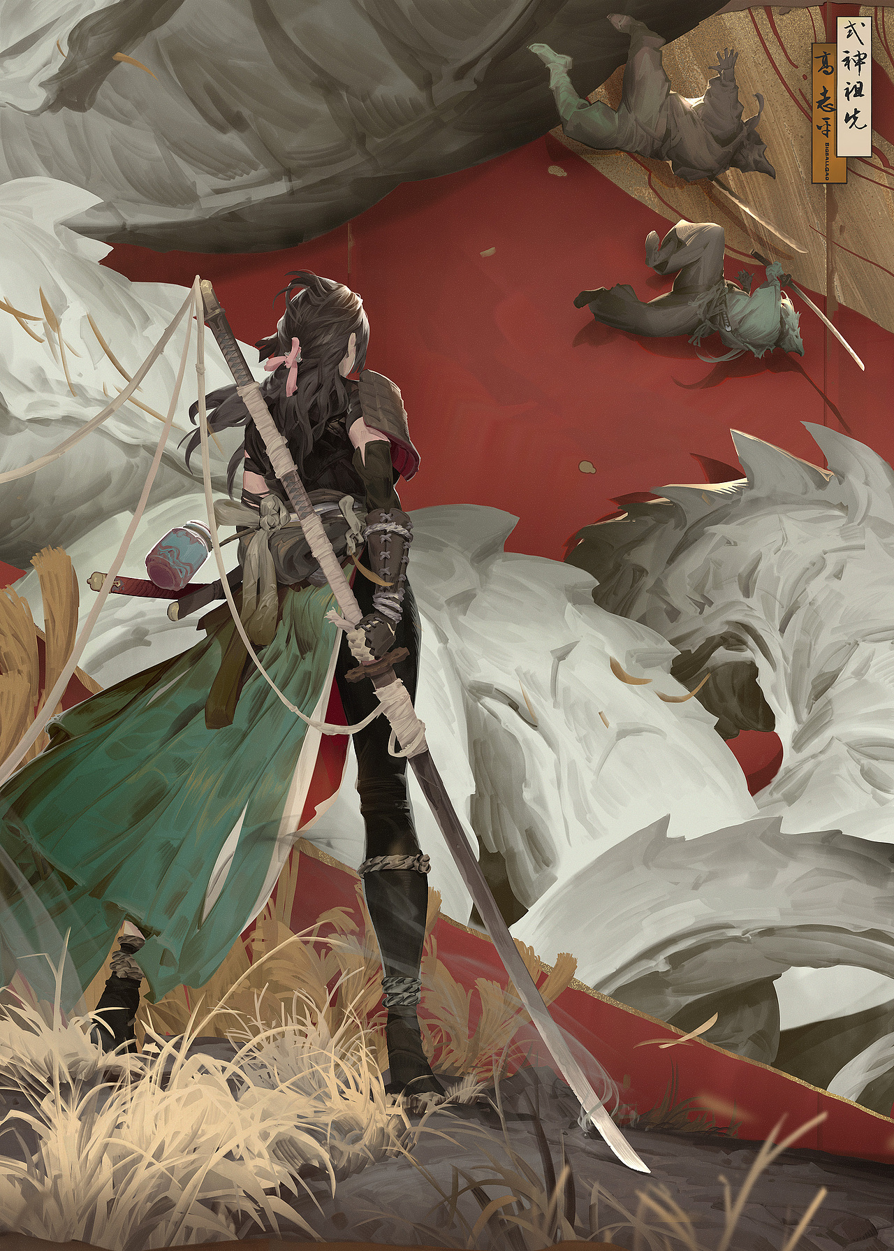 【式神祖先】系列｜蛇仙（图ZMzUyNjQ5NjMy） - 艺术插画 - 站酷设计师bigballgao原创素材 - 站酷ZCOOL