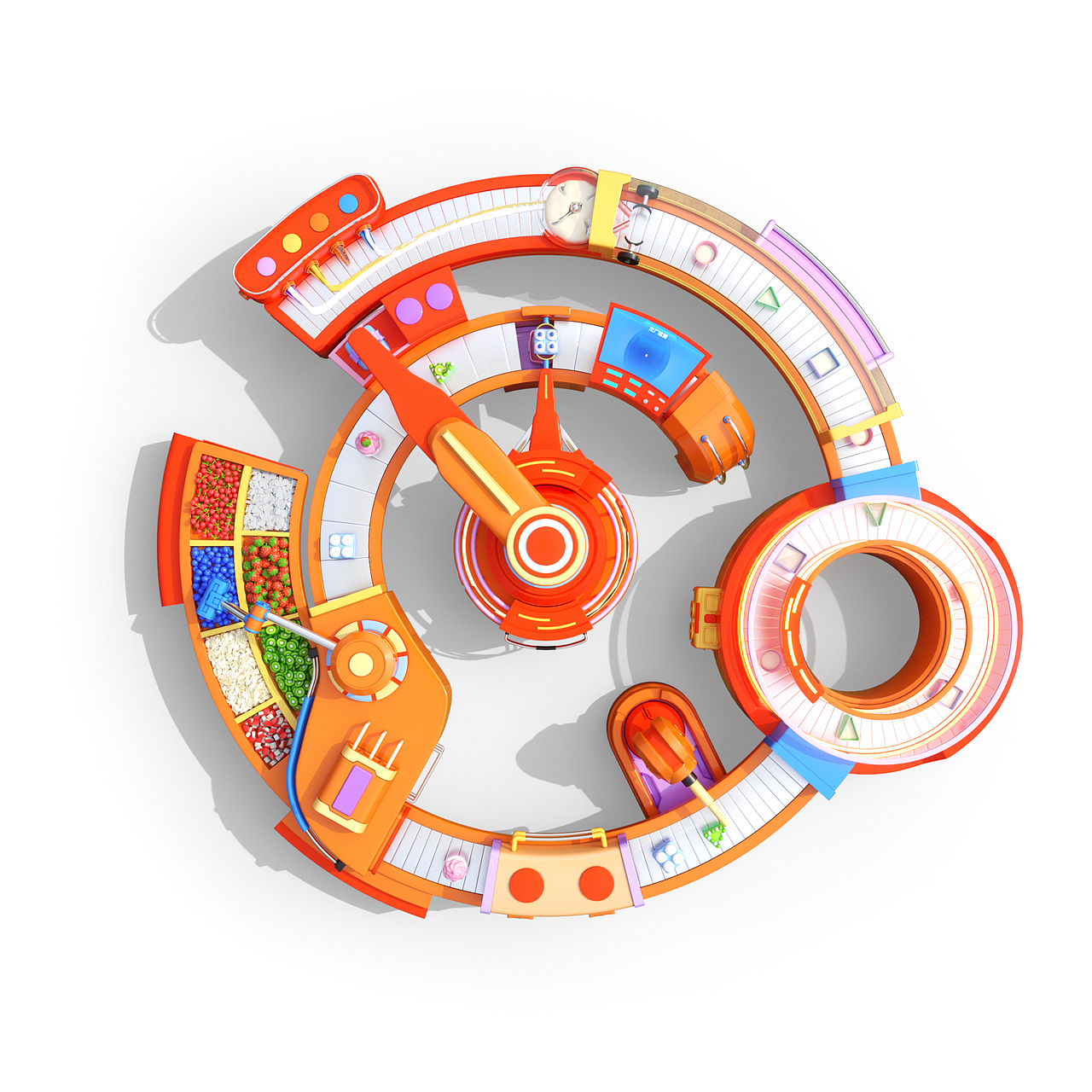 未来厨房圆桌动画