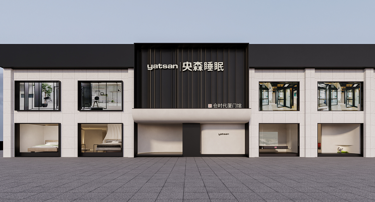 床垫展厅（图ZMzA3NTMwNzQ4） - 建筑/空间 - 站酷设计师米灰度原创素材 - 站酷ZCOOL