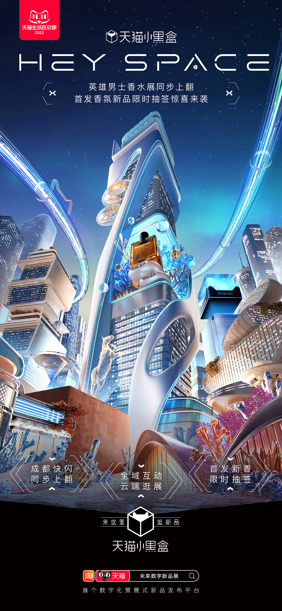 Burberry香水海报