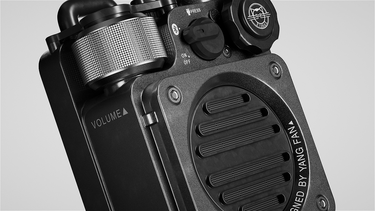 C4D动态——猫王音响