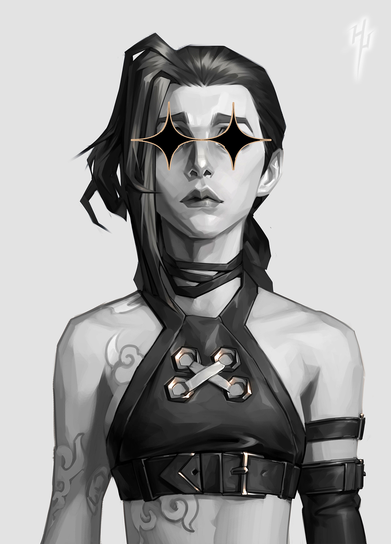 金克斯(jinx)多版本|插画|游戏原画|梵高老胡_原创作品-站酷zcool