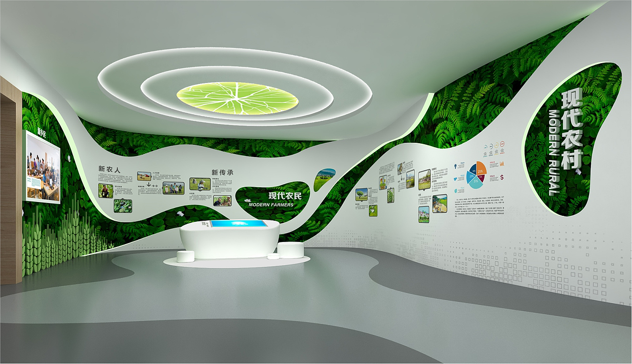 展陈中的圆形空间，让设计更加高级！（图ZMzY5MzI3NTY0） - 展陈设计 - 站酷设计师博达至成展馆建设原创素材 - 站酷ZCOOL