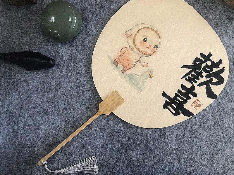 清凉一夏 扇面集锦（图ZMzA4MjYxNjY0） - 艺术插画 - 站酷设计师番麦fanmaizz原创素材 - 站酷ZCOOL