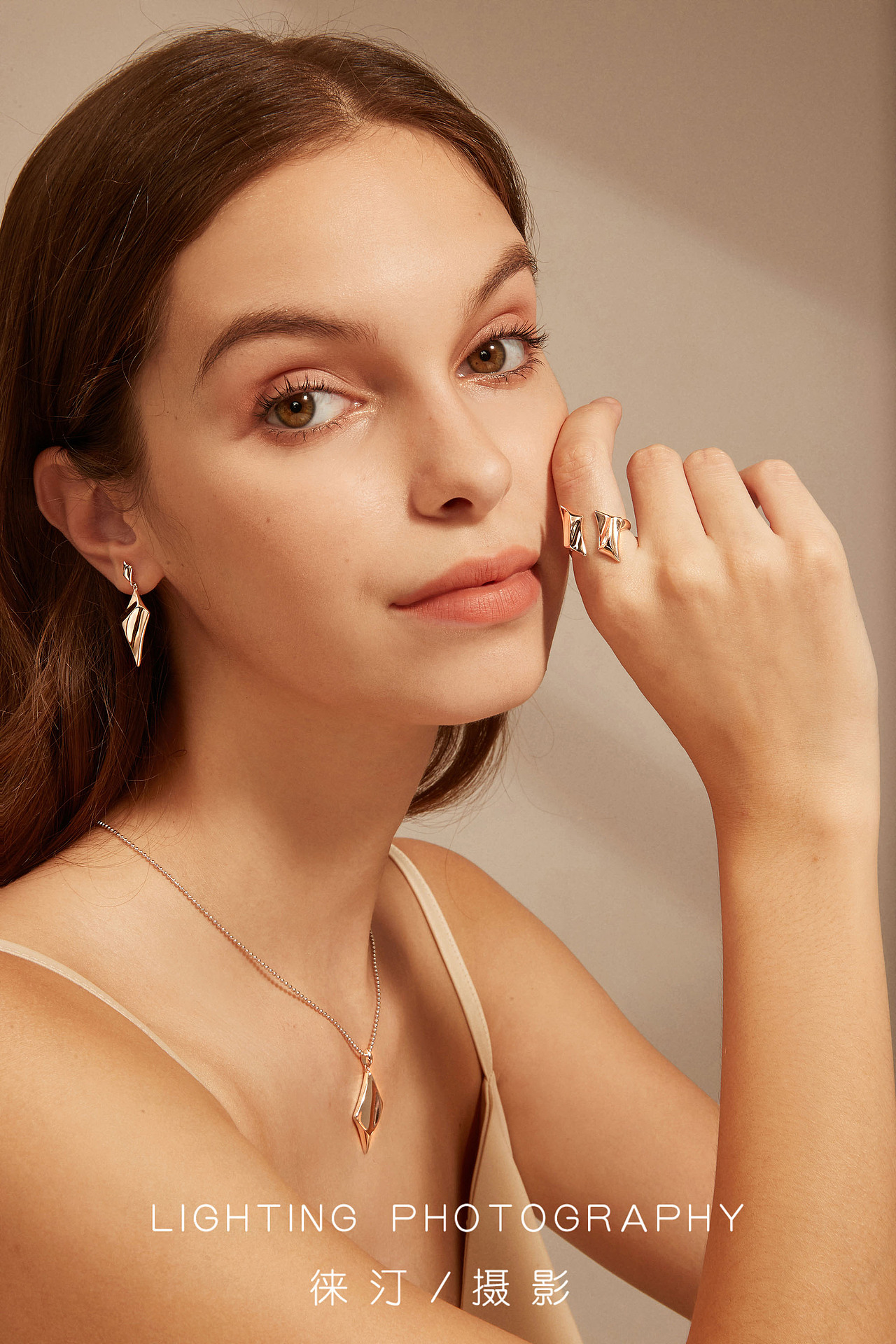 饰品模特图,首饰拍摄,珠宝摄影