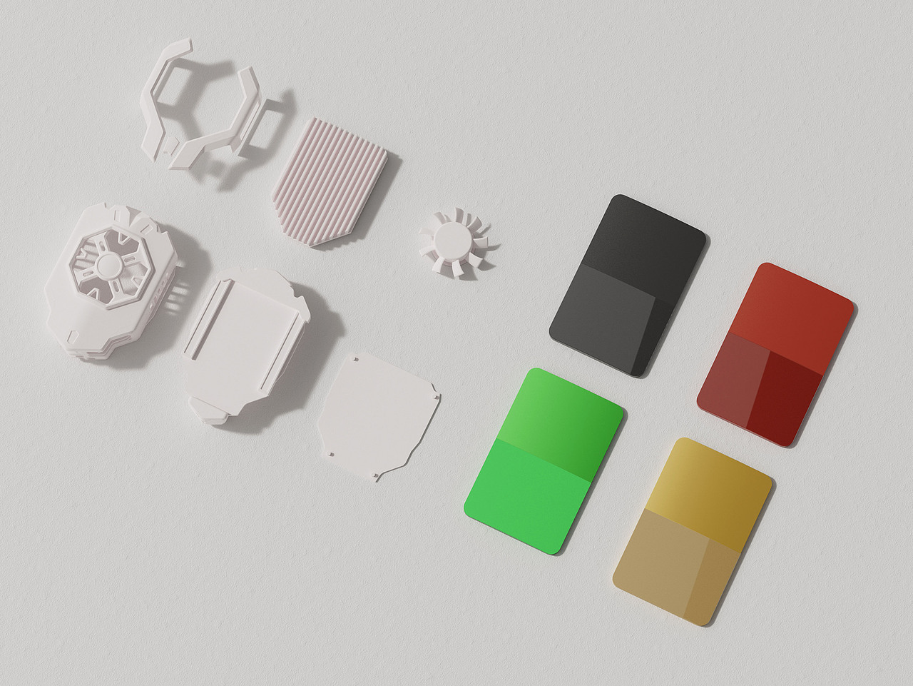 散热背夹 | Cooling back clip（图ZMzU0MzQzODQ4） - 电子产品 - 站酷设计师九方设计原创素材 - 站酷ZCOOL