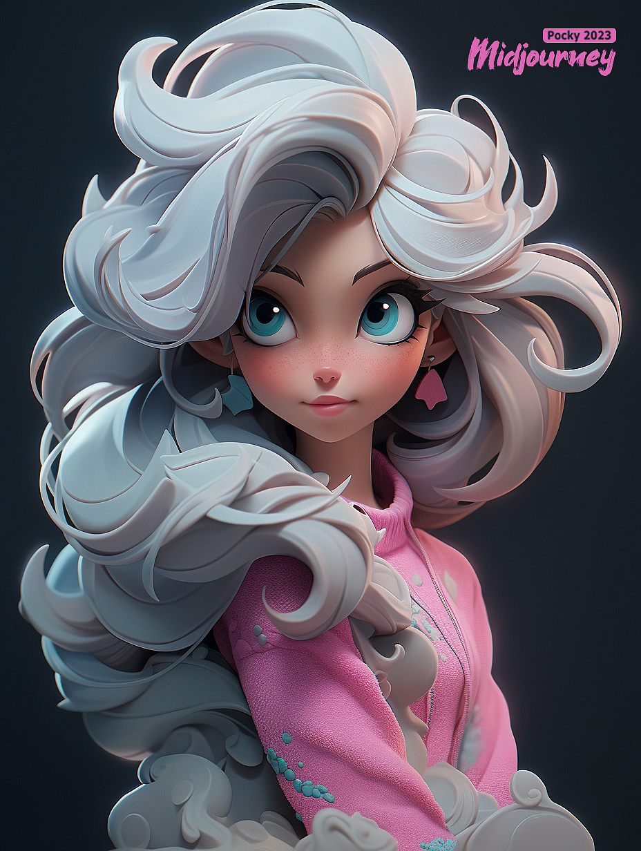 我心中の小美人鱼Ⅰ【NIJI-5】（图ZMzM5NjY5MzY4） - AI作品 - 站酷设计师PockyMini原创素材 - 站酷ZCOOL