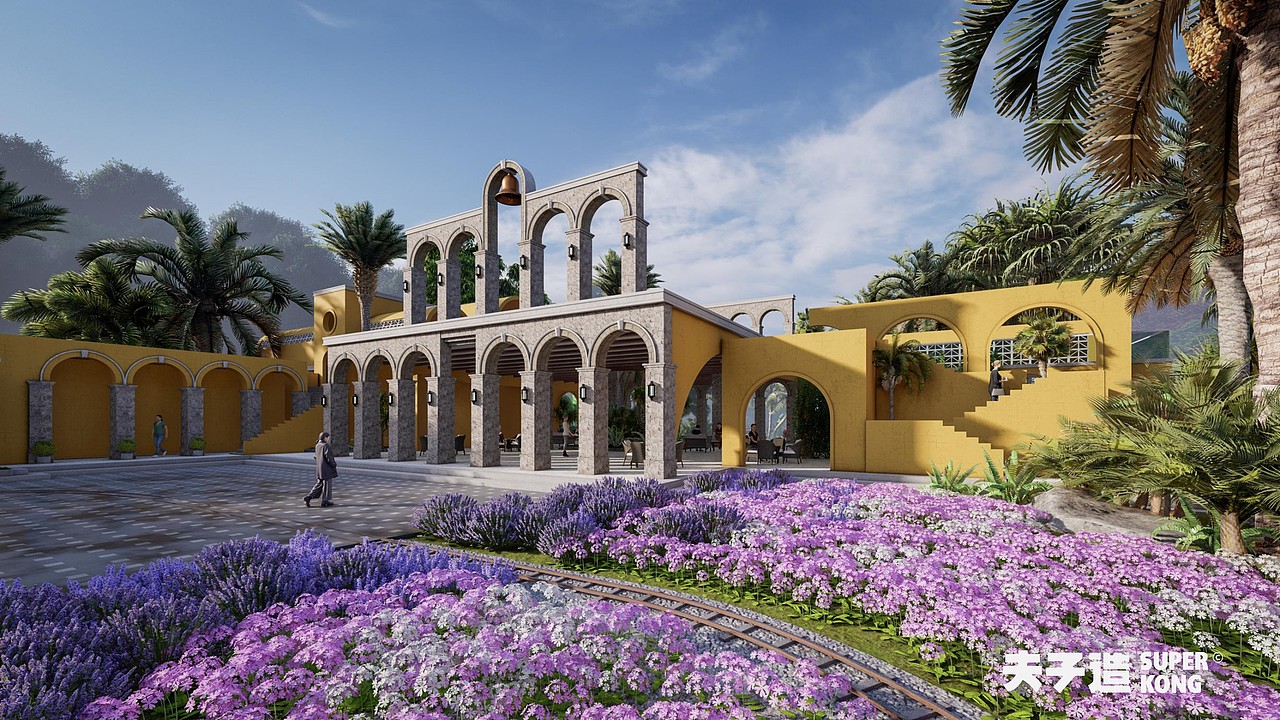 河口县河口镇八条半村特色旅游村寨（图ZMzMxMzQ0ODA0） - 景观设计 - 站酷设计师夫子造设计机构原创素材 - 站酷ZCOOL