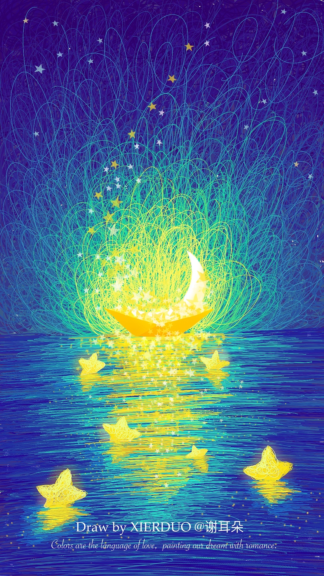 原创/灿如繁星（图ZMzU4Mjk1ODUy） - 商业插画 - 站酷设计师谢耳朵Aly原创素材 - 站酷ZCOOL
