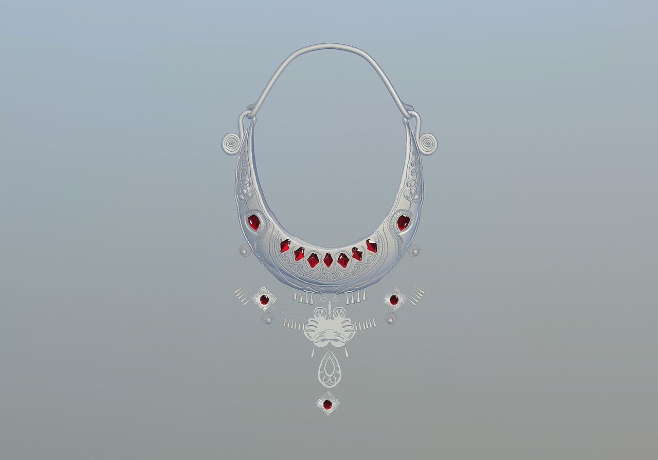 苗族配饰建模（图ZMzEzOTMxMjA0） - 其他三维 - 站酷设计师胖桃鸭原创素材 - 站酷ZCOOL