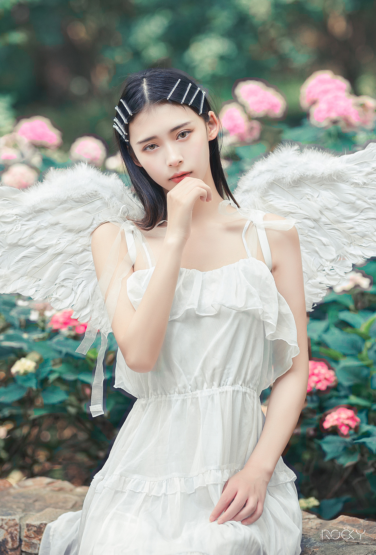 绣球花仙子（图ZMzA5ODc3OTcy） - 人像摄影 - 站酷设计师微胖凹凸曼原创素材 - 站酷ZCOOL