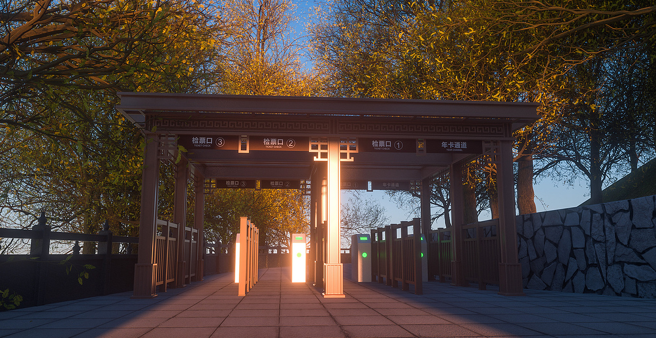 普陀山南海观音检票处升级改造方案