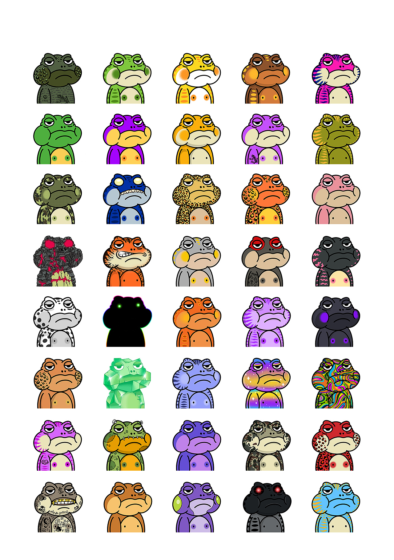 NFT 嗜睡蛙Sleepy frog（图ZMzAzMTA2OTEy） - 商业插画 - 站酷设计师陈晓恒EricStudio原创素材 - 站酷ZCOOL