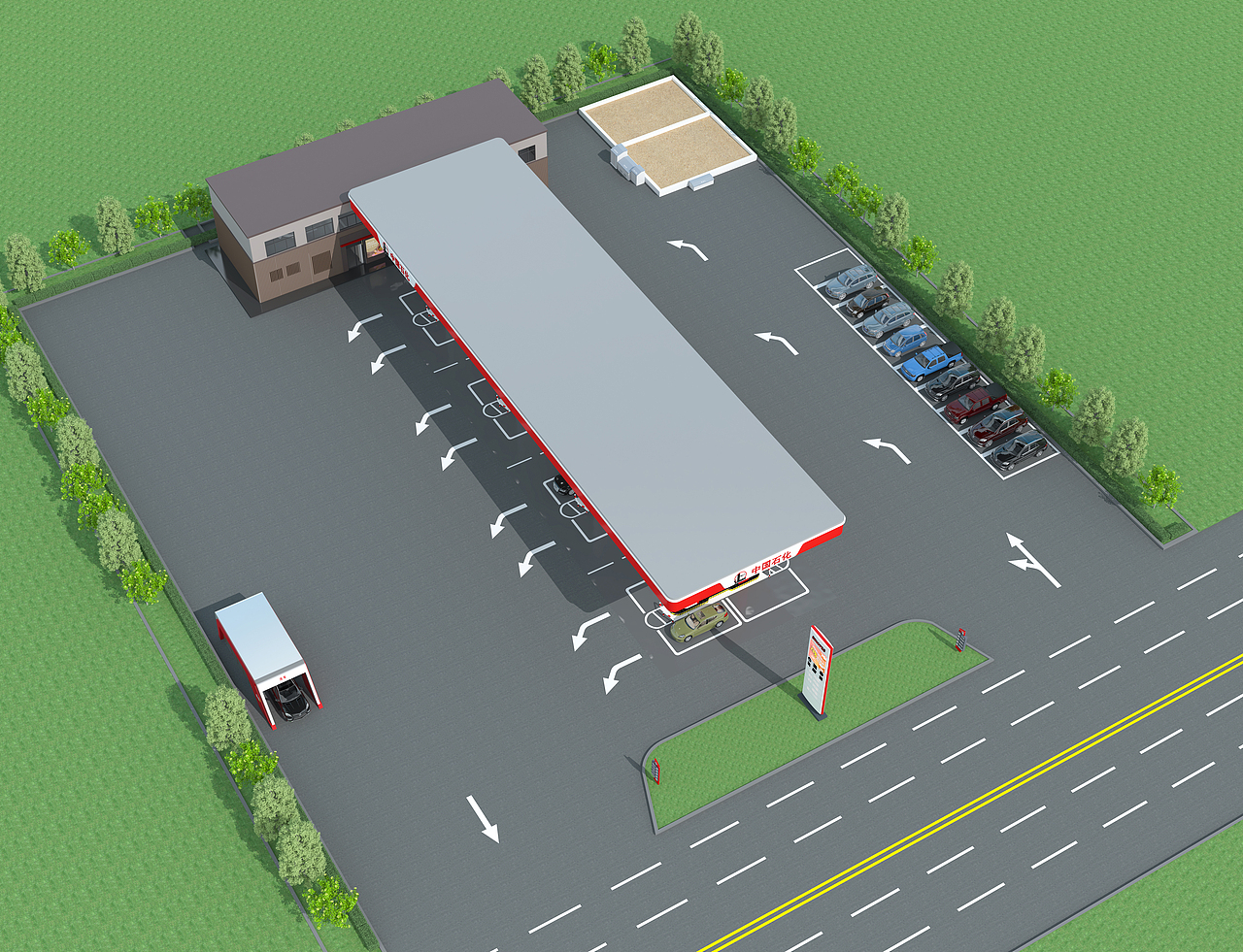 中国石化加油站设计