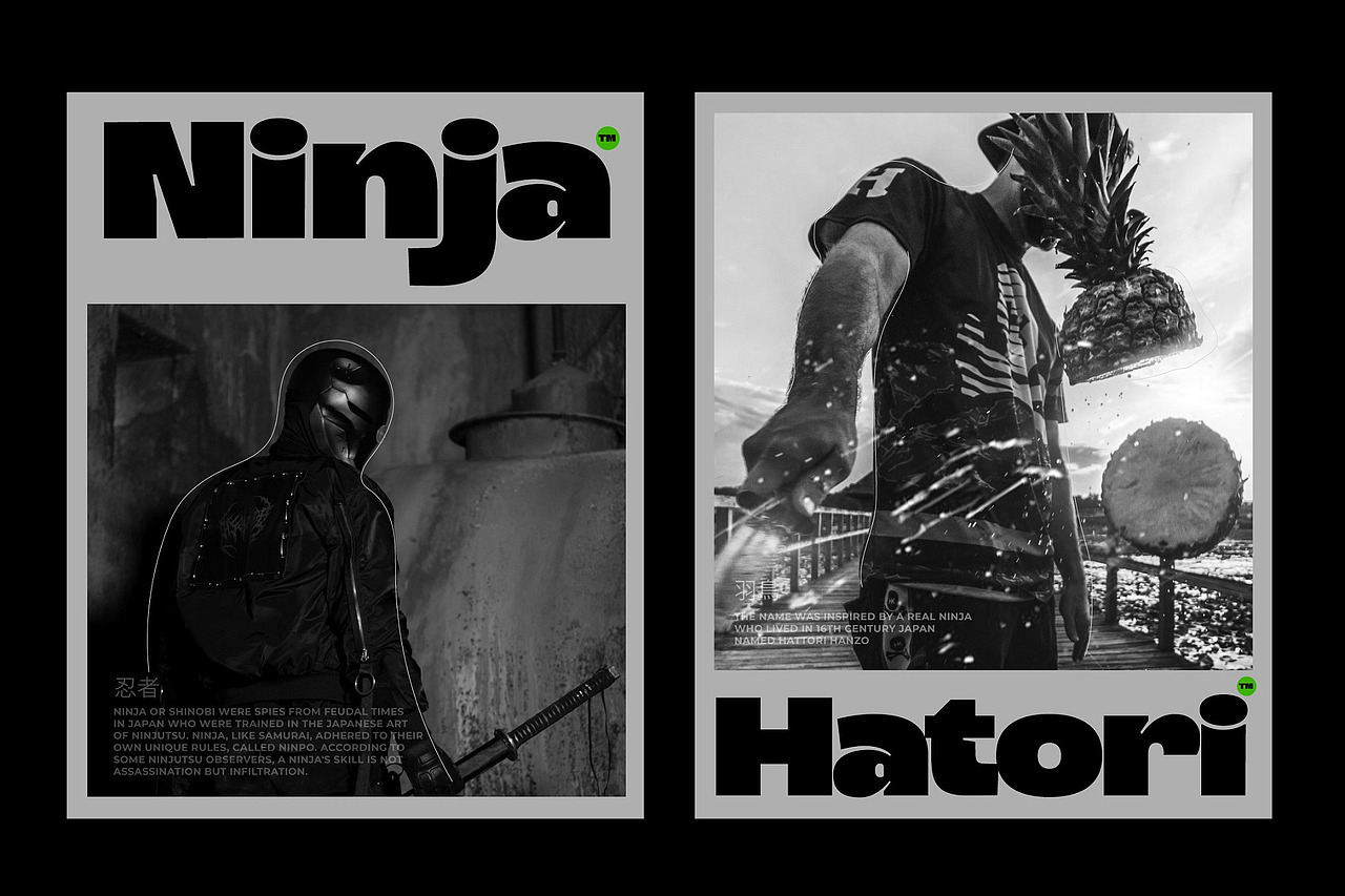 潮流未来科幻粗体字文创潮牌logo海报封面标题英文字体