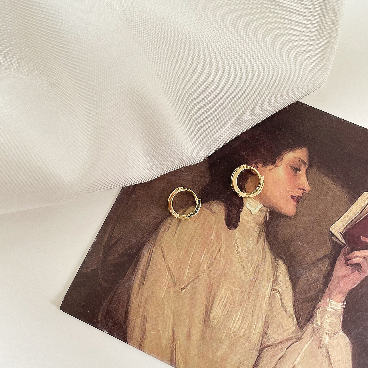 耳环/耳饰の饰品静物拍摄