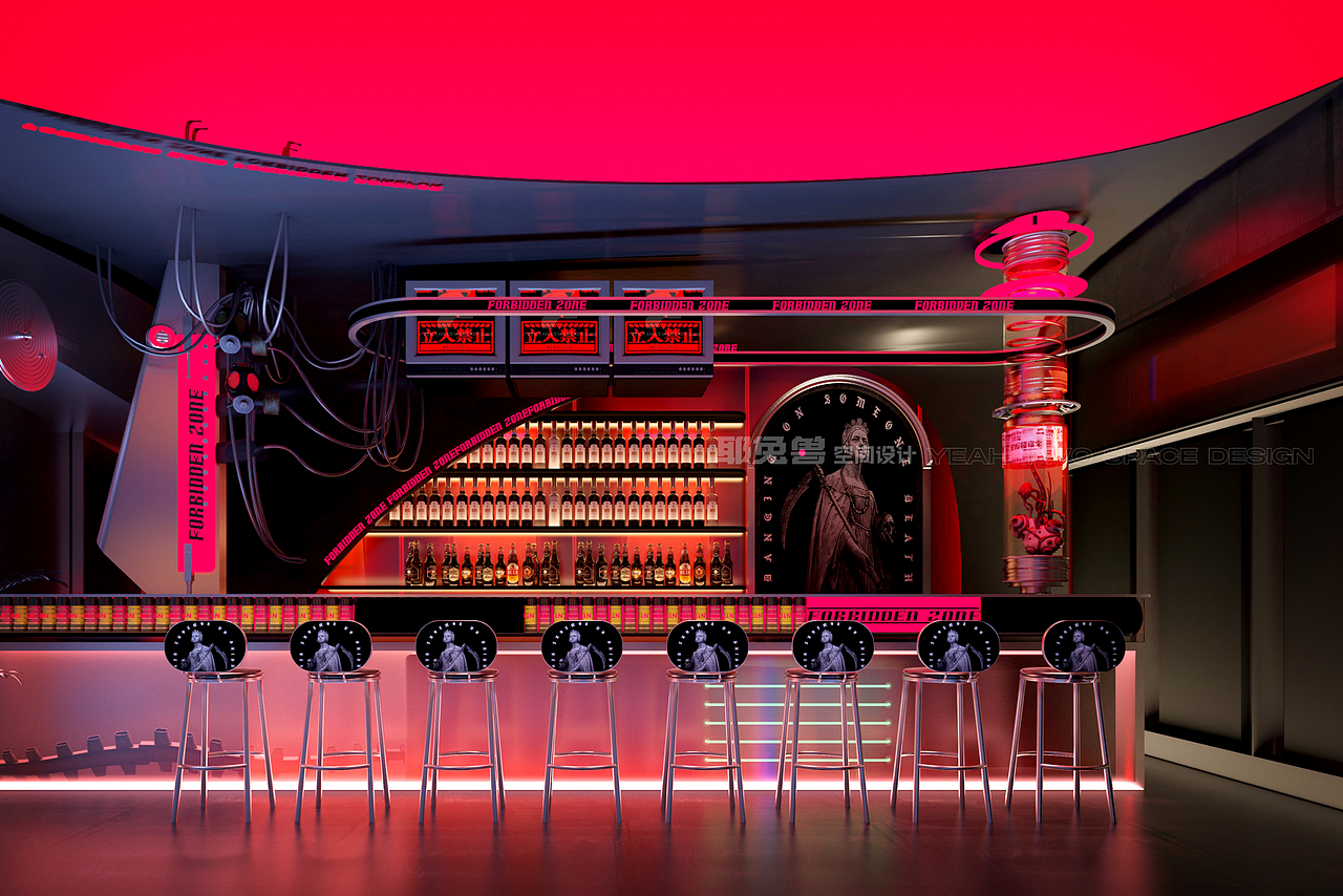 独角犀——生化实验室—编号B508 | 耶兔兽设（图ZMzAyMjQ3NDYw） - 酒店餐饮设计 - 站酷设计师董青_耶兔兽设计原创素材 - 站酷ZCOOL