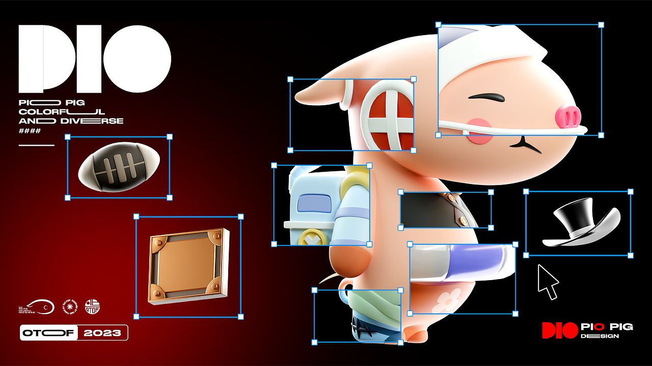 PIO PIG ｜IP DESIGN（图ZMzQxNjg0NzYw） - IP形象 - 站酷设计师三分鱼OTOF原创素材 - 站酷ZCOOL