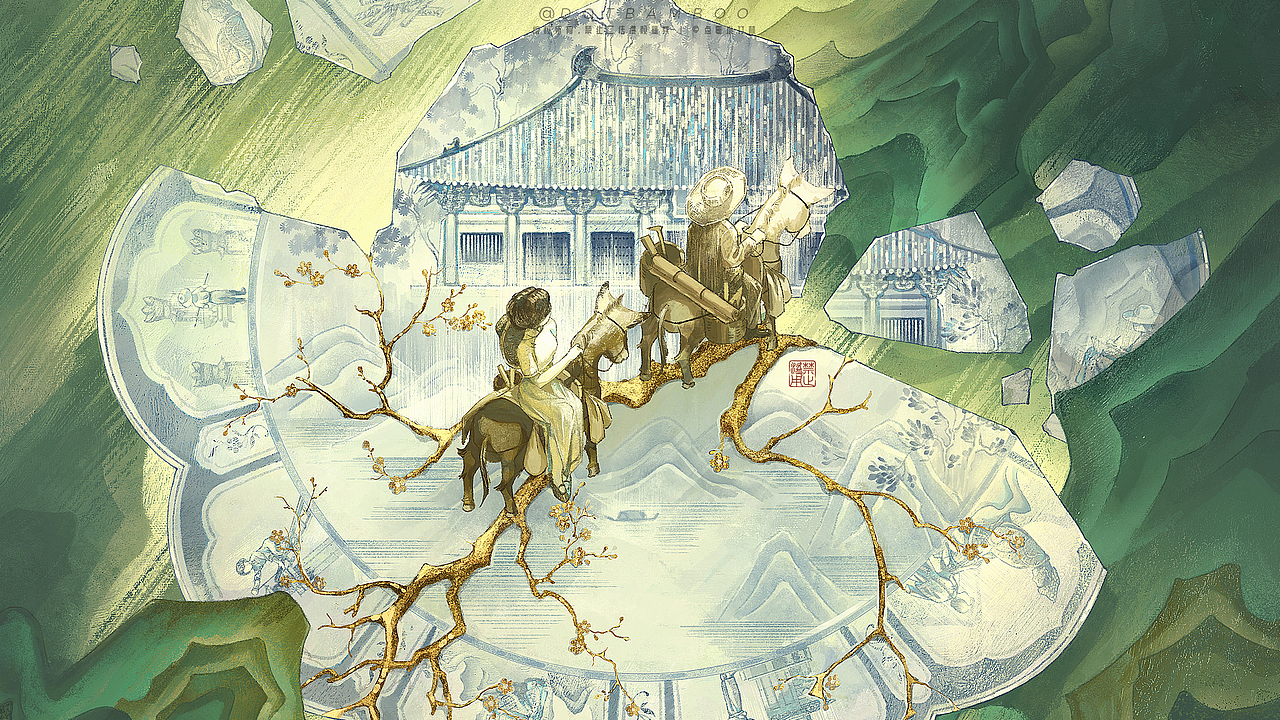 尋唐 | 重走梁林路插畫版（圖ZMzcwMjIyOTY0） - 商業(yè)插畫 - 站酷設(shè)計(jì)師點(diǎn)哥小竹林原創(chuàng)素材 - 站酷ZCOOL